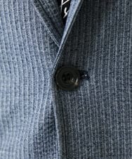 MKDGC32130 MK MICHEL KLEIN HOMME(MKミッシェルクランオム) 【洗える・７分袖】サッカージャージ ジャーディガン  ブルー