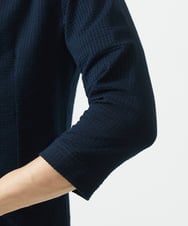 MKDGC32130 MK MICHEL KLEIN HOMME(MKミッシェルクランオム) 【洗える・７分袖】サッカージャージ ジャーディガン  ネイビー