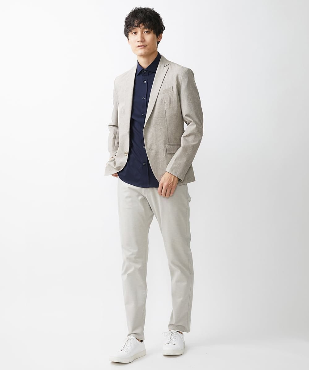 MKDGV65230 MK MICHEL KLEIN HOMME(MKミッシェルクランオム) 【残りわずか】クールドッツジャケット ベージュ