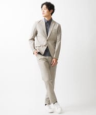 MKDGV65230 MK MICHEL KLEIN HOMME(MKミッシェルクランオム) 【残りわずか】クールドッツジャケット ベージュ