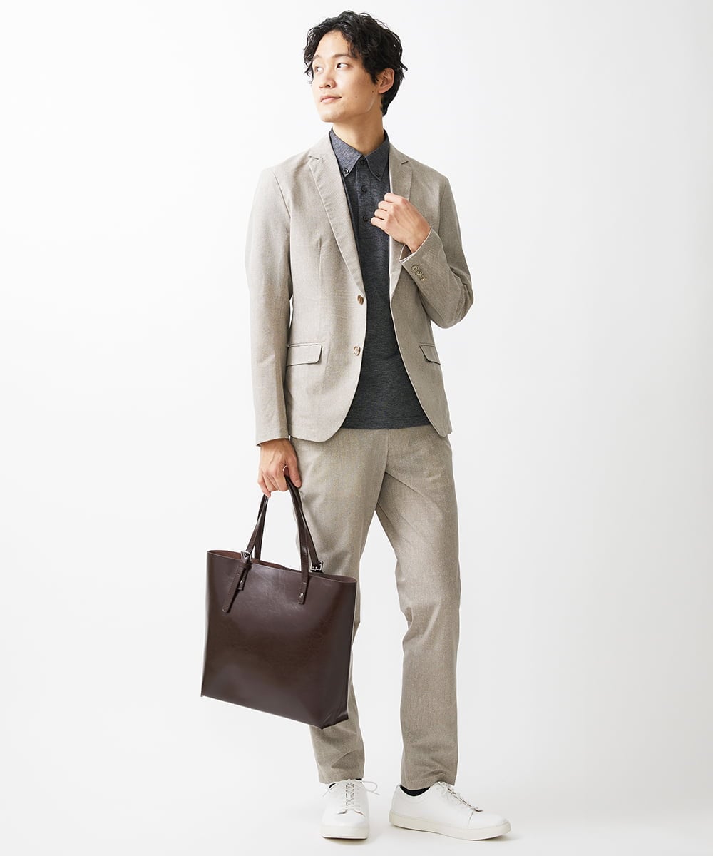 MKDGV65230 MK MICHEL KLEIN HOMME(MKミッシェルクランオム) 【残りわずか】クールドッツジャケット ベージュ