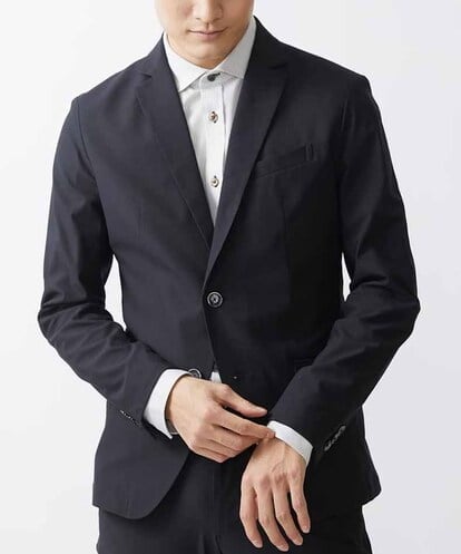 MKDGV66230 MK MICHEL KLEIN HOMME 【セットアップ対応／洗える】トリコメッシュクールマックス/ジャケット