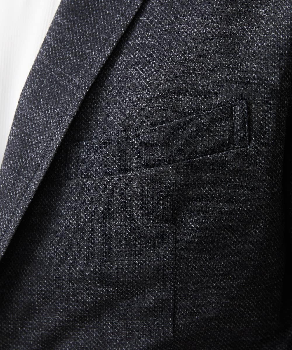 MKDHV68210 MK MICHEL KLEIN HOMME(MKミッシェルクランオム) 【色・サイズ残りわずか】【洗える】テーラード７分袖ジャケット ネイビー