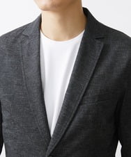 MKDHV68210 MK MICHEL KLEIN HOMME(MKミッシェルクランオム) 【色・サイズ残りわずか】【洗える】テーラード７分袖ジャケット ダークグレー