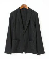 MKDJC03090 MK MICHEL KLEIN HOMME(MKミッシェルクランオム) 【洗える/ストレッチ】クラフトヨウリュウジャケット ブラック