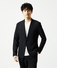 MKDJC03090 MK MICHEL KLEIN HOMME(MKミッシェルクランオム) 【洗える/ストレッチ】クラフトヨウリュウジャケット ブラック