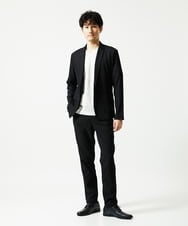 MKDJC03090 MK MICHEL KLEIN HOMME(MKミッシェルクランオム) 【洗える/ストレッチ】クラフトヨウリュウジャケット ブラック
