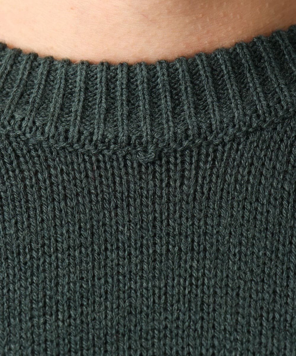 MKFAC86090 MK MICHEL KLEIN HOMME(MKミッシェルクランオム) 【残りわずか/ユニセックスで着られる】ニット/アニマルジャガード グリーン
