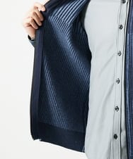 MKFAD51140 MK MICHEL KLEIN HOMME(MKミッシェルクランオム) 【洗濯機で洗える/毛玉になりにくい】ドライバーズニットカーディガン ブルー