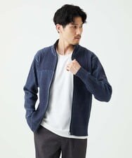 MKFAD51140 MK MICHEL KLEIN HOMME(MKミッシェルクランオム) 【洗濯機で洗える/毛玉になりにくい】ドライバーズニットカーディガン ブルー