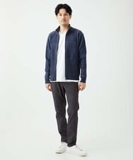 MKFAD51140 MK MICHEL KLEIN HOMME(MKミッシェルクランオム) 【洗濯機で洗える/毛玉になりにくい】ドライバーズニットカーディガン ブルー
