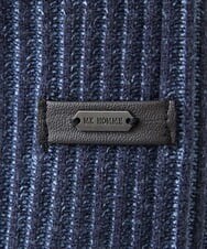 MKFAD51140 MK MICHEL KLEIN HOMME(MKミッシェルクランオム) 【洗濯機で洗える/毛玉になりにくい】ドライバーズニットカーディガン ブルー