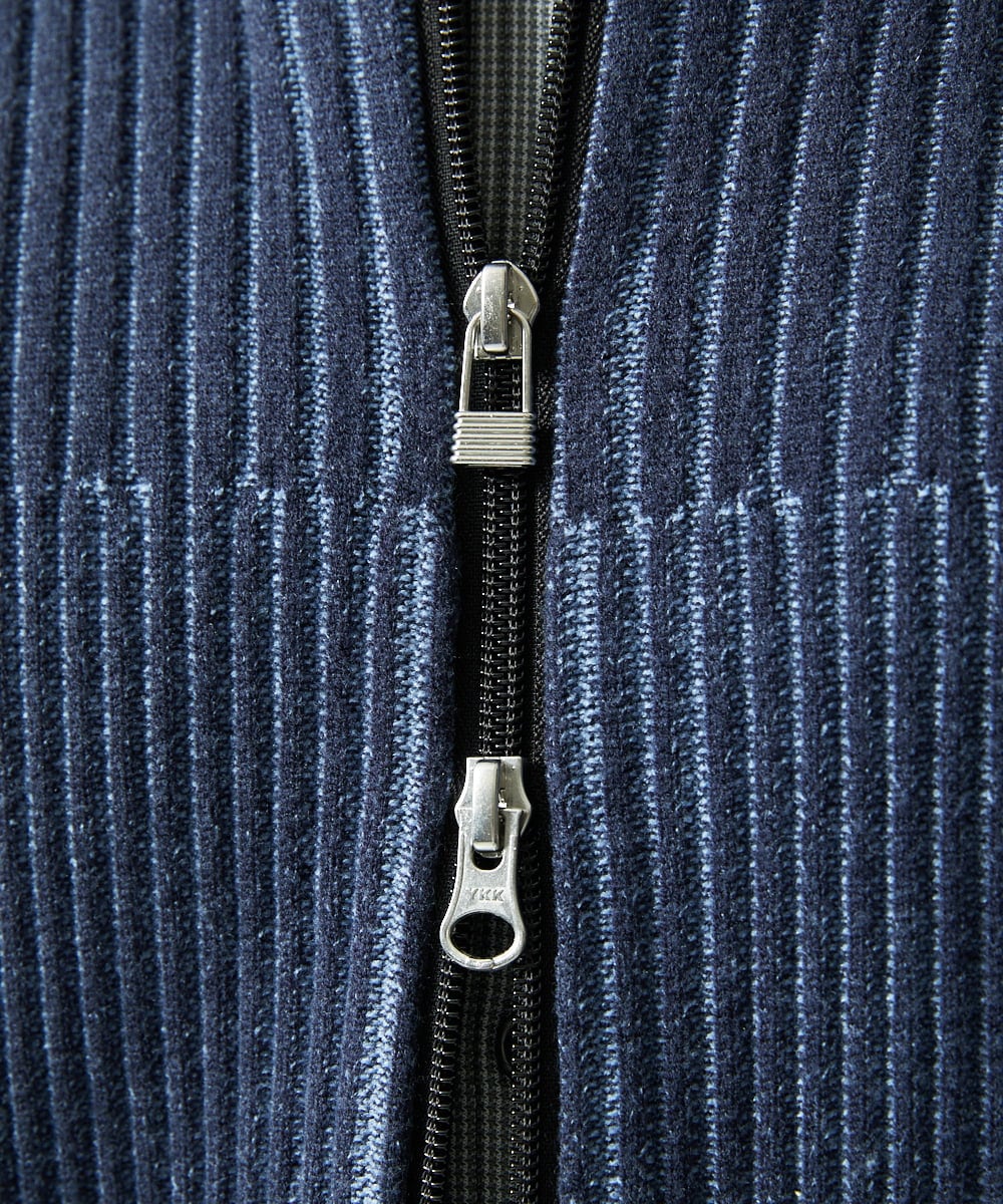 MKFAD51140 MK MICHEL KLEIN HOMME(MKミッシェルクランオム) 【洗濯機で洗える/毛玉になりにくい】ドライバーズニットカーディガン ブルー