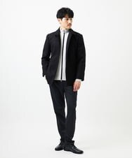 MKFAD51140 MK MICHEL KLEIN HOMME(MKミッシェルクランオム) 【洗濯機で洗える/毛玉になりにくい】ドライバーズニットカーディガン ライトグレー