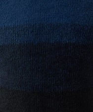MKFAF25095 MK MICHEL KLEIN HOMME(MKミッシェルクランオム) 【洗える/ソフトタッチ】プルオーバーニット / フェザーヤーン ネイビー