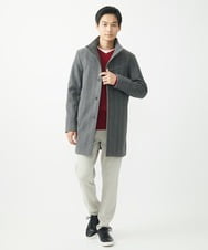 MKFDA65089 MK MICHEL KLEIN HOMME(MKミッシェルクランオム) 【在庫限り！/洗える/冬春兼用】Vネックニット/綿タッチポリエステル レッド