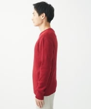 MKFDA65089 MK MICHEL KLEIN HOMME(MKミッシェルクランオム) 【在庫限り！/洗える/冬春兼用】Vネックニット/綿タッチポリエステル レッド