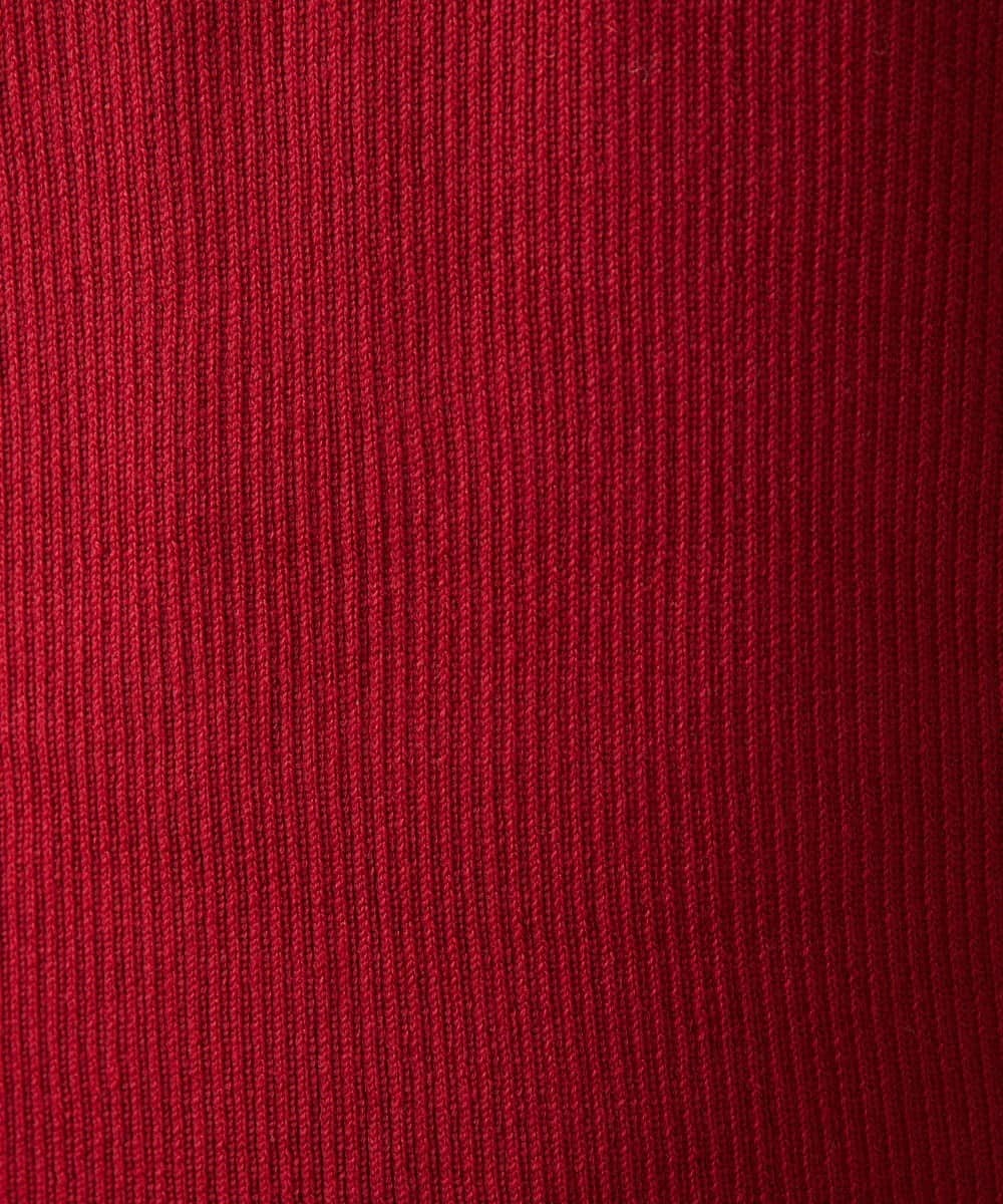 MKFDA65089 MK MICHEL KLEIN HOMME(MKミッシェルクランオム) 【在庫限り！/洗える/冬春兼用】Vネックニット/綿タッチポリエステル レッド