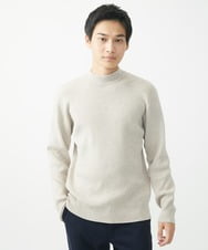 MKFDA66089 MK MICHEL KLEIN HOMME(MKミッシェルクランオム) 【残りわずか！/在庫限り】モックネックニット/綿タッチポリエステル グレー