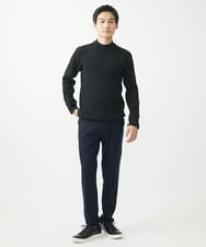 MKFDA66089 MK MICHEL KLEIN HOMME(MKミッシェルクランオム) 【残りわずか！/在庫限り】モックネックニット/綿タッチポリエステル グレー