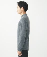 MKFDA66089 MK MICHEL KLEIN HOMME(MKミッシェルクランオム) 【残りわずか！/在庫限り】モックネックニット/綿タッチポリエステル グレー