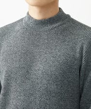 MKFDA66089 MK MICHEL KLEIN HOMME(MKミッシェルクランオム) 【残りわずか！/在庫限り】モックネックニット/綿タッチポリエステル グレー
