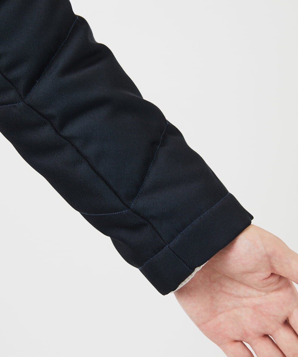 MKJAA22450 MK MICHEL KLEIN HOMME(MKミッシェルクランオム) 【再入荷！/在庫限り】ダウンブルゾン / メモリークロス ネイビー