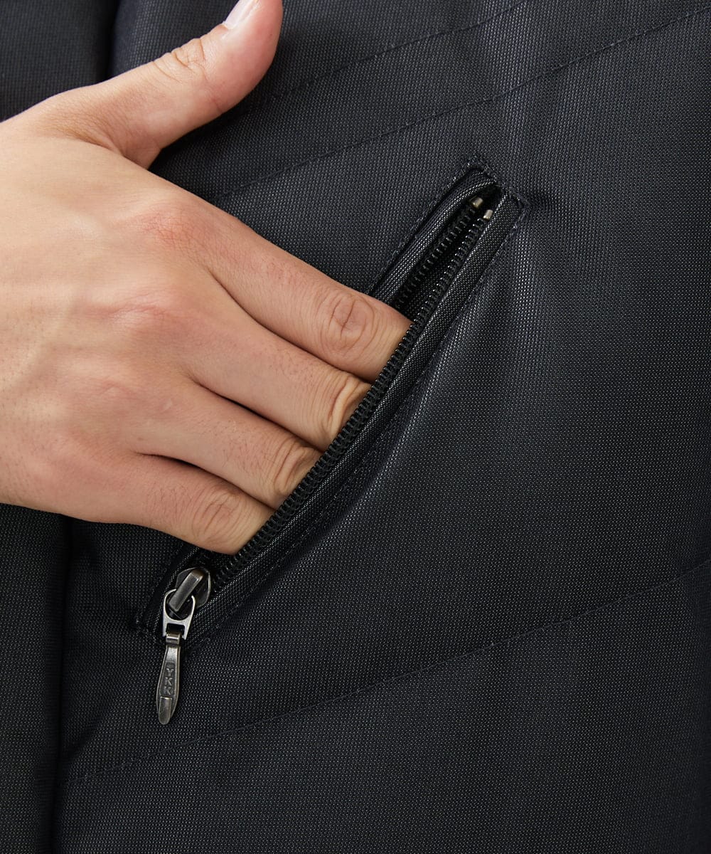 MKJAA22450 MK MICHEL KLEIN HOMME(MKミッシェルクランオム) 【再入荷！/在庫限り】ダウンブルゾン / メモリークロス ダークグレー