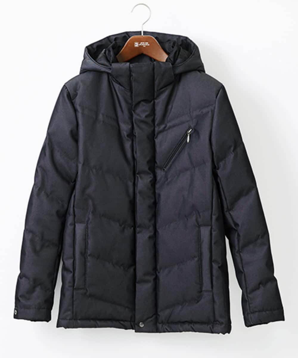 MKJAA22450 MK MICHEL KLEIN HOMME(MKミッシェルクランオム) 【再入荷！/在庫限り】ダウンブルゾン / メモリークロス ダークグレー