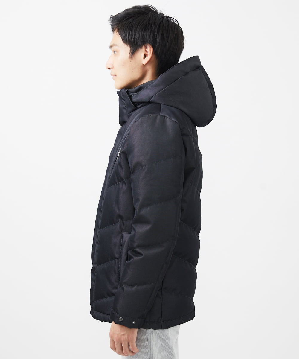 MKJAA22450 MK MICHEL KLEIN HOMME(MKミッシェルクランオム) 【再入荷！/在庫限り】ダウンブルゾン / メモリークロス ダークグレー