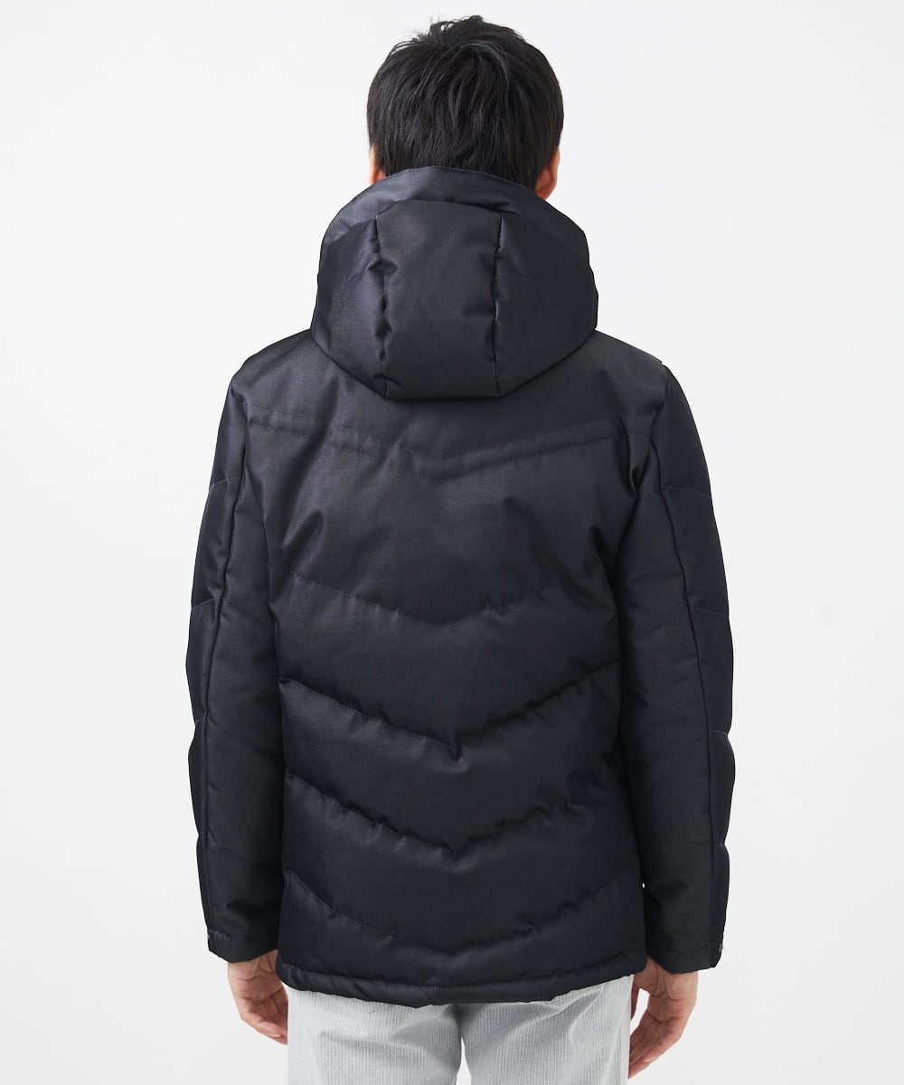 MKJAA22450 MK MICHEL KLEIN HOMME(MKミッシェルクランオム) 【再入荷！/在庫限り】ダウンブルゾン / メモリークロス ダークグレー