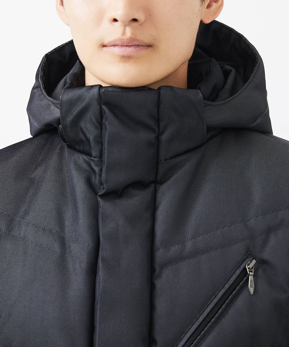 MKJAA22450 MK MICHEL KLEIN HOMME(MKミッシェルクランオム) 【再入荷！/在庫限り】ダウンブルゾン / メモリークロス ダークグレー