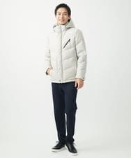MKJAA23310 MK MICHEL KLEIN HOMME(MKミッシェルクランオム) 【残りわずか/在庫限り！】LANATEC ECOダウンブルゾン  アイボリー