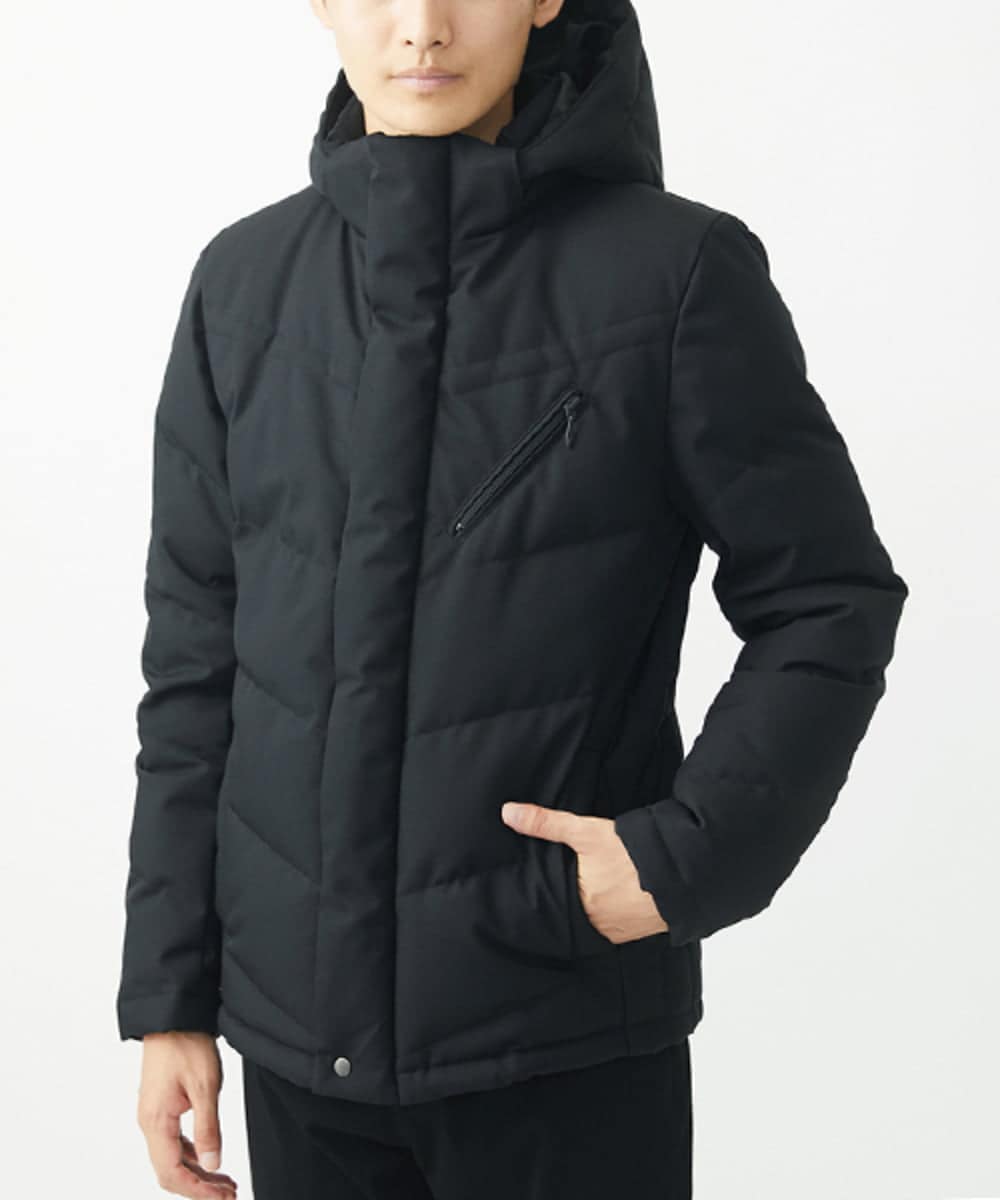 MKJAA23310 MK MICHEL KLEIN HOMME(MKミッシェルクランオム) 【残りわずか/在庫限り！】LANATEC ECOダウンブルゾン  ブラック