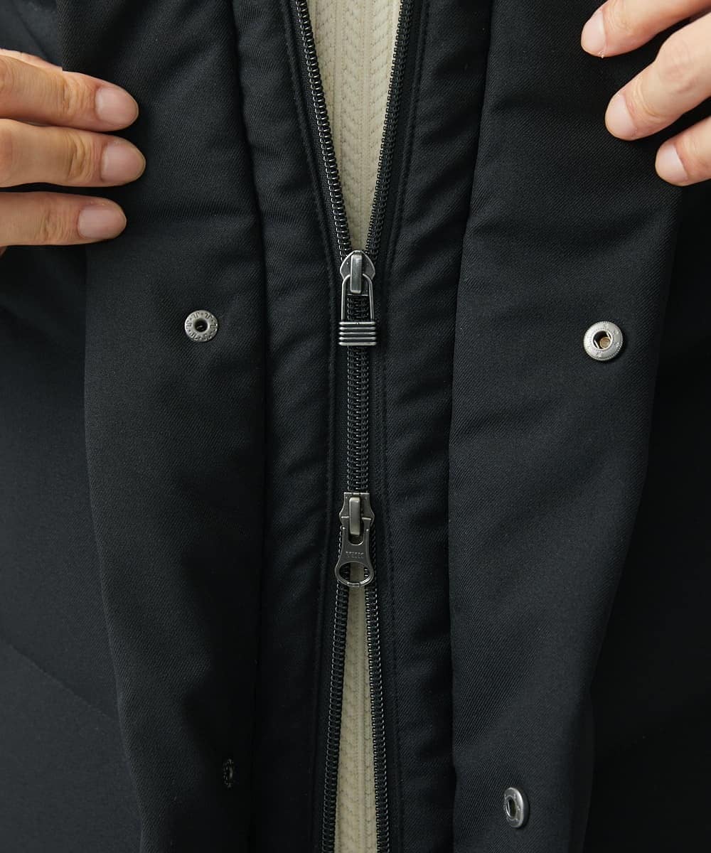 MKJAA23310 MK MICHEL KLEIN HOMME(MKミッシェルクランオム) 【残りわずか/在庫限り！】LANATEC ECOダウンブルゾン  ブラック