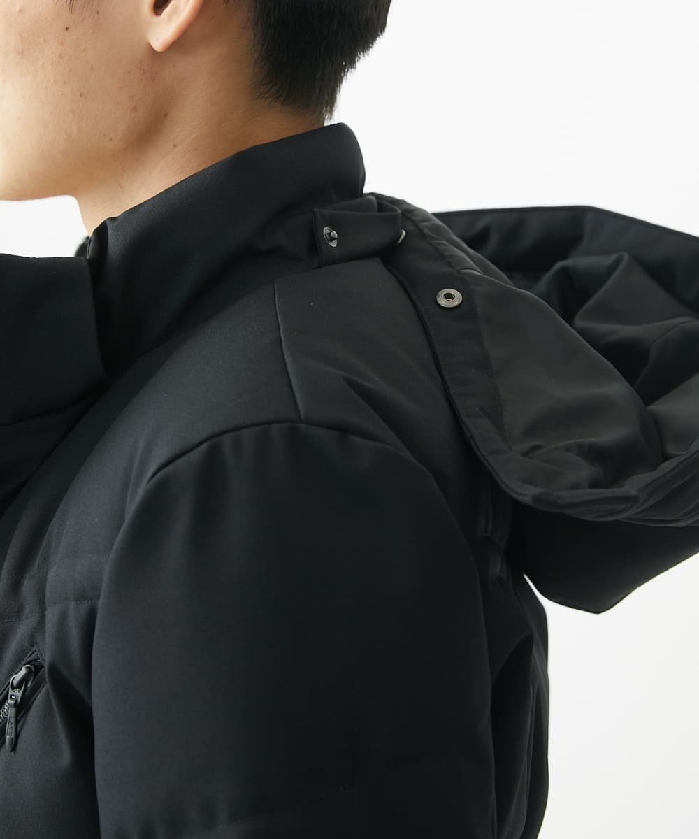 MKJAA23310 MK MICHEL KLEIN HOMME(MKミッシェルクランオム) 【残りわずか/在庫限り！】LANATEC ECOダウンブルゾン  ブラック