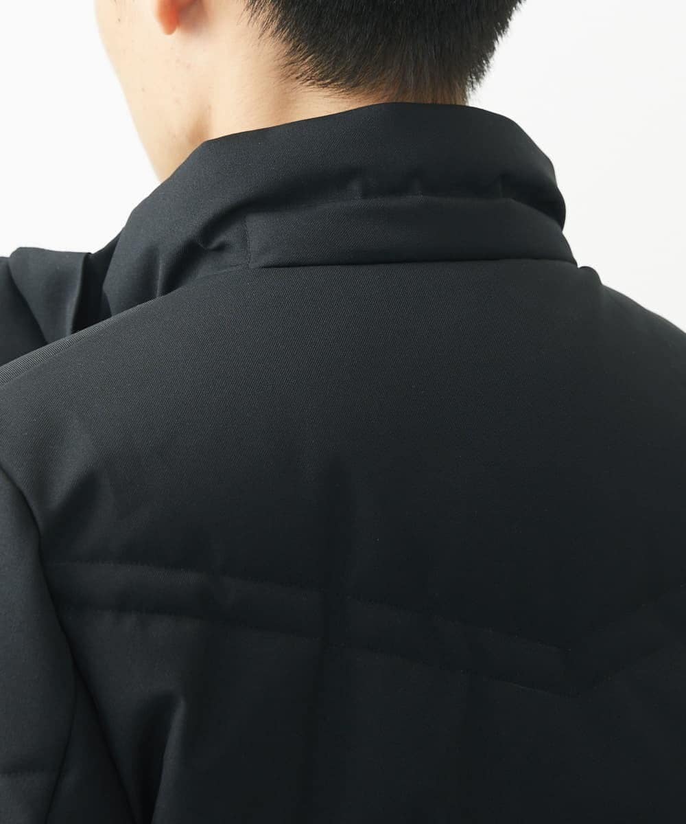 MKJAA23310 MK MICHEL KLEIN HOMME(MKミッシェルクランオム) 【残りわずか/在庫限り！】LANATEC ECOダウンブルゾン  ブラック