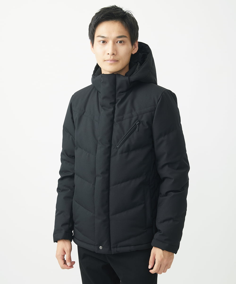 MKJAA23310 MK MICHEL KLEIN HOMME(MKミッシェルクランオム) 【残りわずか/在庫限り！】LANATEC ECOダウンブルゾン  ブラック