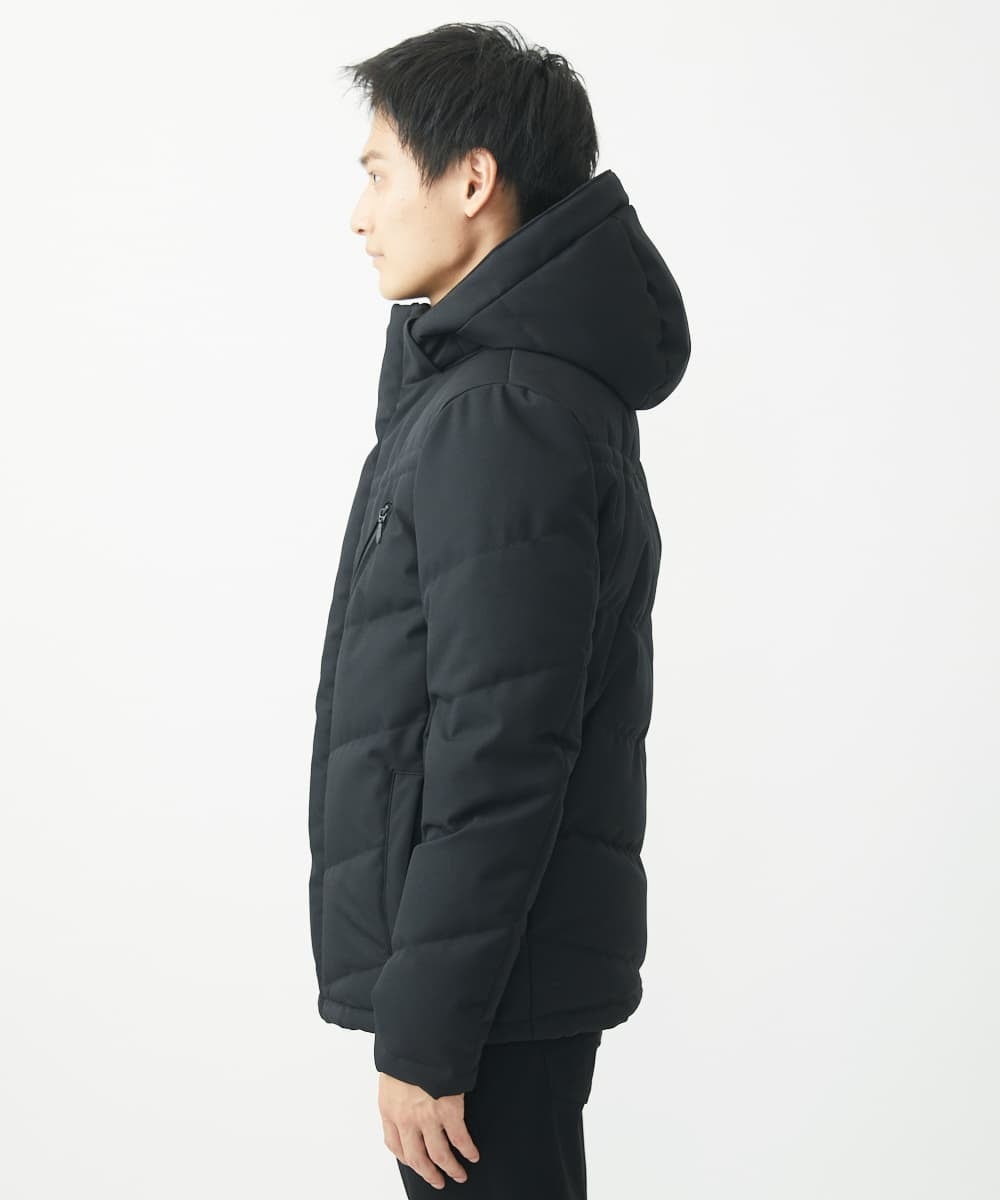 MKJAA23310 MK MICHEL KLEIN HOMME(MKミッシェルクランオム) 【残りわずか/在庫限り！】LANATEC ECOダウンブルゾン  ブラック