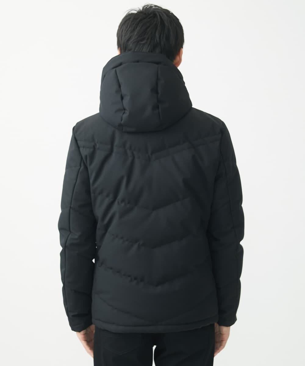 MKJAA23310 MK MICHEL KLEIN HOMME(MKミッシェルクランオム) 【残りわずか/在庫限り！】LANATEC ECOダウンブルゾン  ブラック