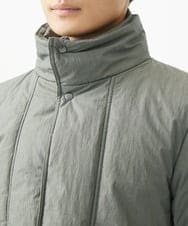 MKJAC18290 MK MICHEL KLEIN HOMME(MKミッシェルクランオム) 【再入荷！/ラスト１/LLサイズのみ】フェイクレイヤード中綿ブルゾン/ビンテージワッシャー グレー