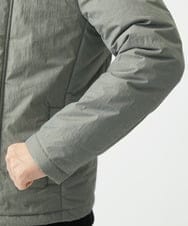 MKJAC18290 MK MICHEL KLEIN HOMME(MKミッシェルクランオム) 【再入荷！/ラスト１/LLサイズのみ】フェイクレイヤード中綿ブルゾン/ビンテージワッシャー グレー