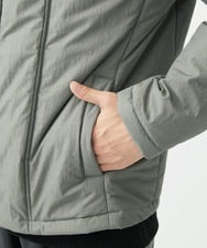 MKJAC18290 MK MICHEL KLEIN HOMME(MKミッシェルクランオム) 【再入荷！/ラスト１/LLサイズのみ】フェイクレイヤード中綿ブルゾン/ビンテージワッシャー グレー