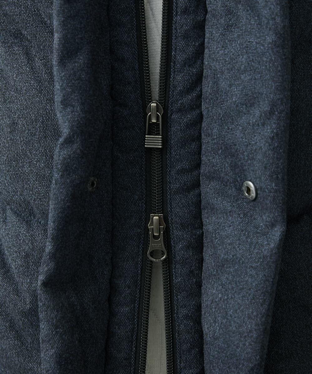 MKJAC21310 MK MICHEL KLEIN HOMME(MKミッシェルクランオム) 【残りわずか/在庫限り！/ストレッチ】ダウンブルゾン / スエードタッチライト ネイビー