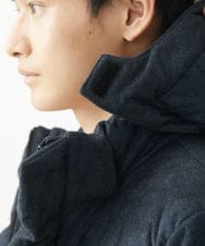 MKJAC21310 MK MICHEL KLEIN HOMME(MKミッシェルクランオム) 【残りわずか/在庫限り！/ストレッチ】ダウンブルゾン / スエードタッチライト ネイビー
