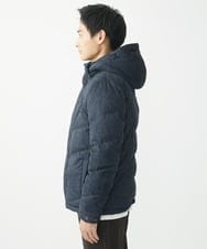 MKJAC21310 MK MICHEL KLEIN HOMME(MKミッシェルクランオム) 【残りわずか/在庫限り！/ストレッチ】ダウンブルゾン / スエードタッチライト ネイビー