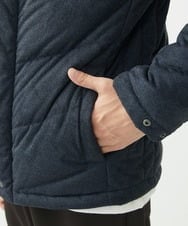 MKJAC21310 MK MICHEL KLEIN HOMME(MKミッシェルクランオム) 【残りわずか/在庫限り！/ストレッチ】ダウンブルゾン / スエードタッチライト ネイビー
