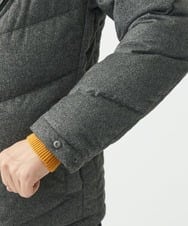 MKJAC21310 MK MICHEL KLEIN HOMME(MKミッシェルクランオム) 【残りわずか/在庫限り！/ストレッチ】ダウンブルゾン / スエードタッチライト ダークグレー