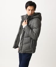 MKJAC21310 MK MICHEL KLEIN HOMME(MKミッシェルクランオム) 【残りわずか/在庫限り！/ストレッチ】ダウンブルゾン / スエードタッチライト ダークグレー