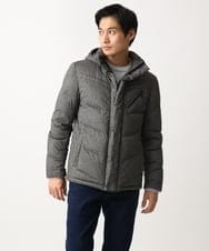MKJAC21310 MK MICHEL KLEIN HOMME(MKミッシェルクランオム) 【残りわずか/在庫限り！/ストレッチ】ダウンブルゾン / スエードタッチライト ダークグレー